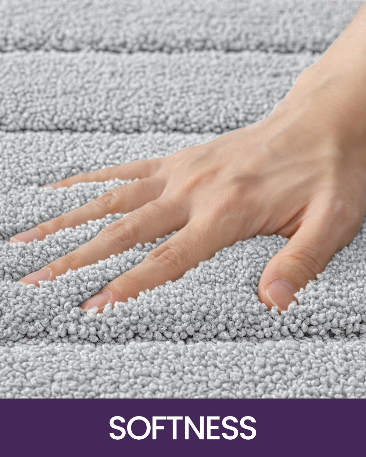 Dexi Bathroom Rug Mat, Extra Soft Absorbent Premium Bath Rug, Non-Slip Comfortable Bath Mat, Carpet For Tub, Shower, Bath Room,